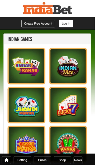 Indiabet-casino-games