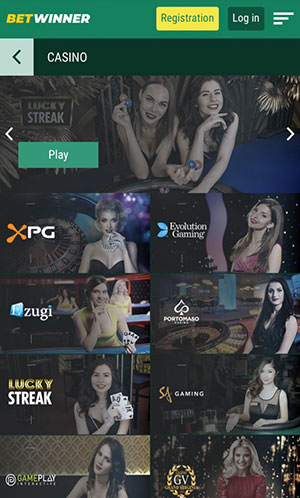 betwinner live casino