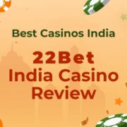 Featured image of an article reviewing the casino 22Bet for India