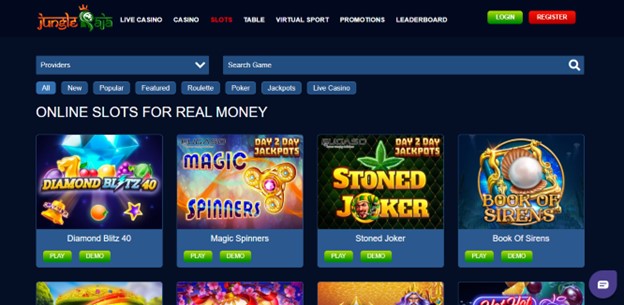 Jungle Raja Casino Screenshot