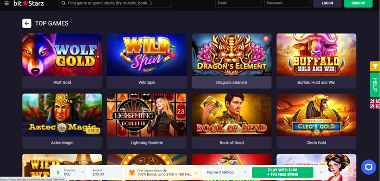 Bitstarz Casino Games