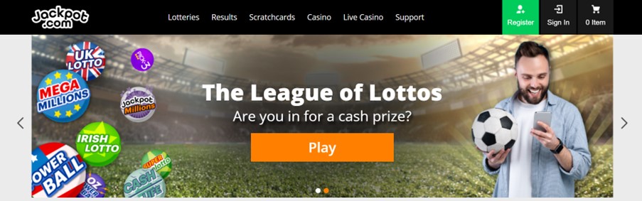Seamless UI on Jackpot.com