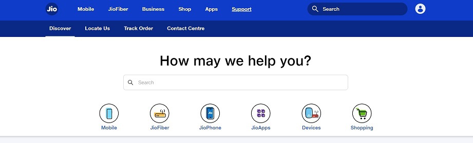 Jio customer support