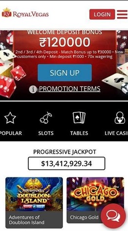 Royal vegas casino app