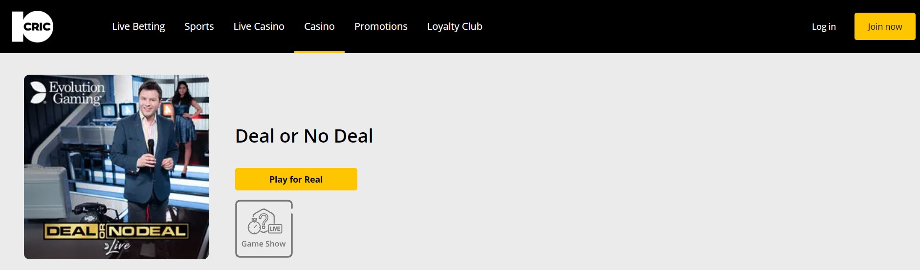 Deal-or-no-deal