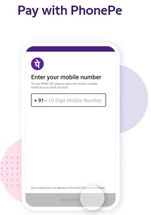 PhonePe mobile number