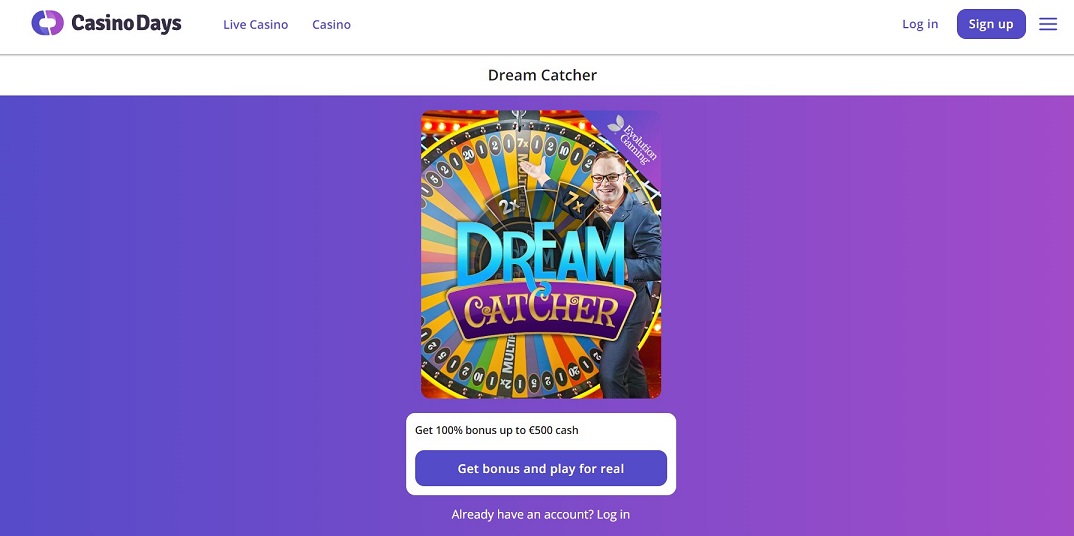 Casino-days-dream-catcher-mob-app