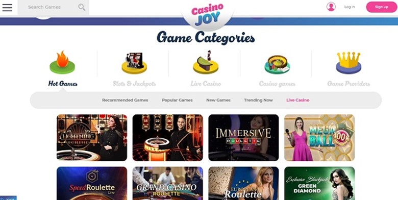 Casino Joy Games