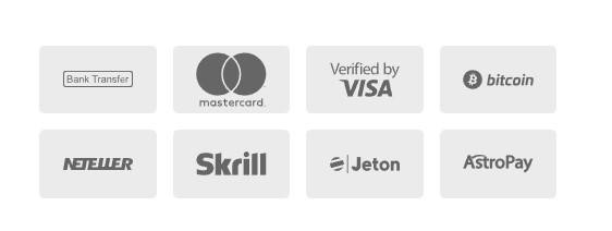 A screenshot of a list of payment methods including neteller and skrill