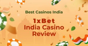 Featured image of an article reviewing the casino 1xBet for India