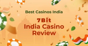 Featured image of an article reviewing the casino 7Bit for India