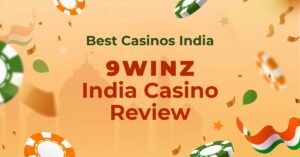 Featured image of an article reviewing the casino 9WINZ for India