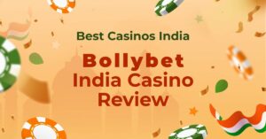 Featured image of an article reviewing the casino Bollybet for India