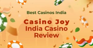 Featured image of an article reviewing the casino Casino Joy for India