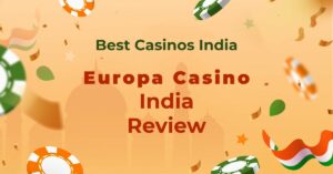 Featured image of an article reviewing the casino Europa Casino for India