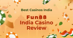 Featured image of an article reviewing the casino Fun88 for India