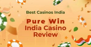 Featured image of an article reviewing the casino Pure Win for India