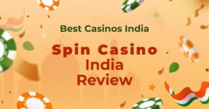 Featured image of an article reviewing the casino Spin Casino for India