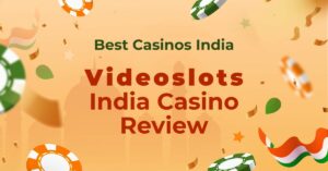 Featured image of an article reviewing the casino Videoslots for India