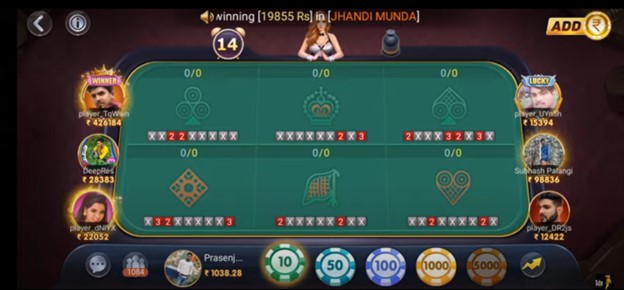 Screenshot of the game Jhandi Munda from YouTube