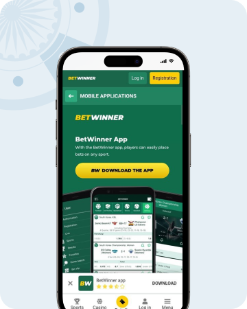 Screenshot showing you from where you can download the BetWinner app.